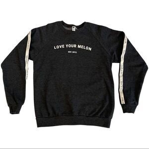 Love Your Melon • Women’s Sweatshirt • Dark Charcoal Classic Crew • Medium